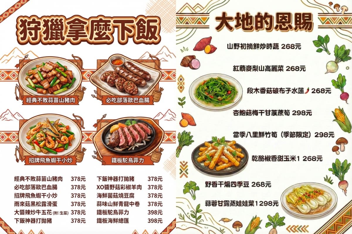 送整隻脆皮烤雞！世界金牌主廚原民餐廳超狂優惠，還可賞河岸美景、聽Live駐唱