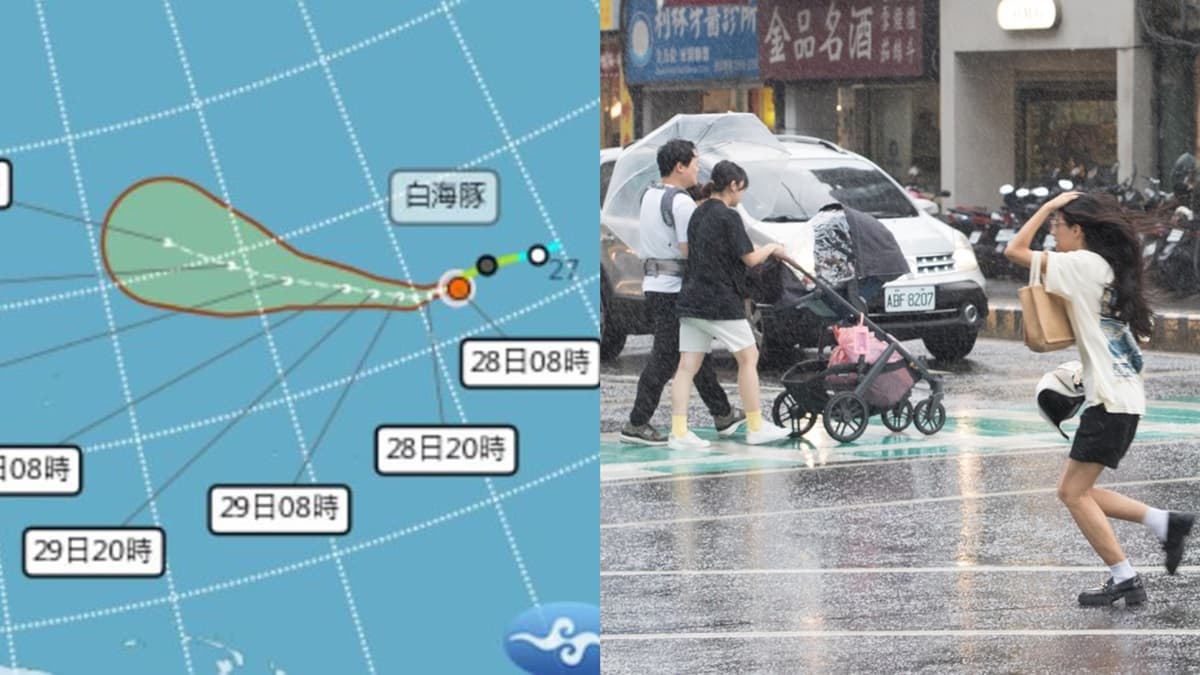 白海豚將成強颱挑戰風王！最新路徑、對台影響曝，下週鯨魚颱風恐接力生成