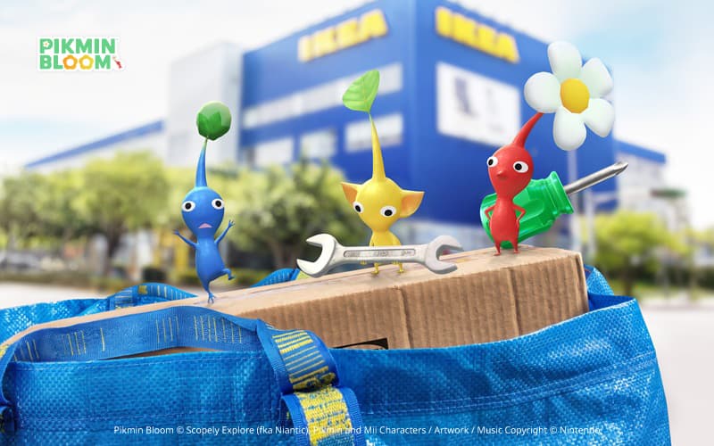皮克敏出沒全台IKEA！逛店拿金色花苗、尋寶換小卡，８大門市一次看