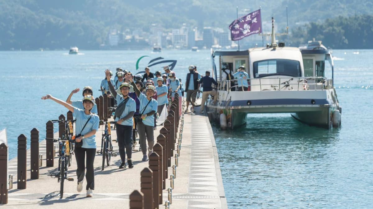 日月潭新玩法！搭靜音電動船、湖上慶生派對，再騎單車玩５條秘境路線