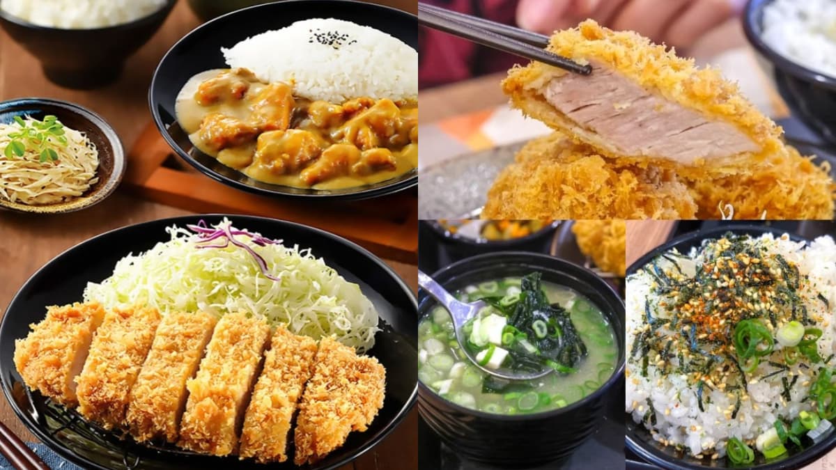 免費續湯飯、高麗菜絲！199元爽嗑豬排定食、咖哩雞肉，對「證件」豬排丼