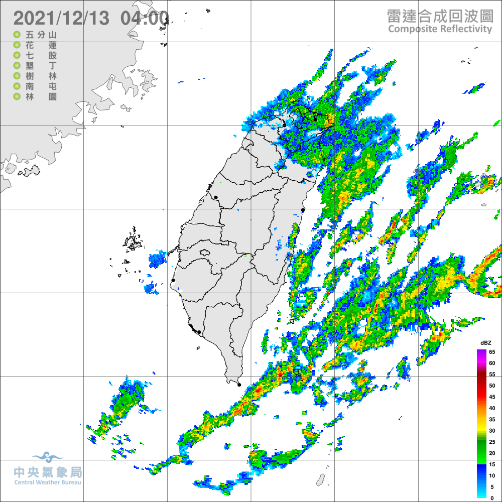 北北基宜注意豪大雨。（圖／中央氣象局） 颱風「雷伊」估今生成！4縣市豪大雨　大降溫最冷時間曝