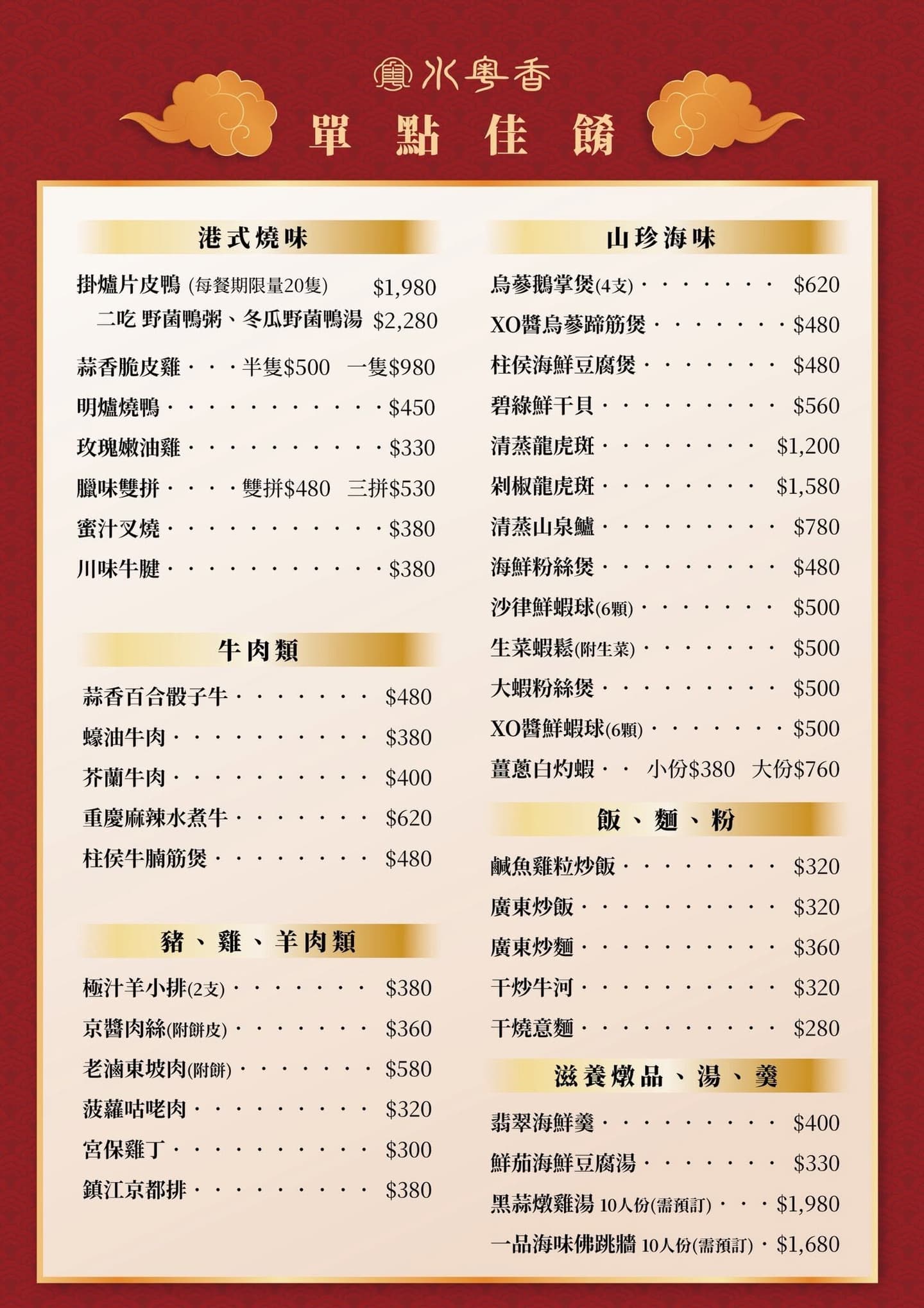 藍心湄也讚！星級主廚坐鎮粵菜祕店，必點5.5公斤櫻桃烤鴨、月銷700斤東坡肉