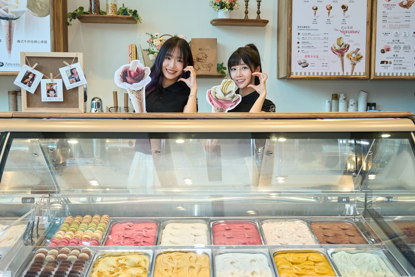 不用飛巴黎吃玫瑰冰!Amorino台灣首店開幕,30種Gelato進駐大巨蛋 不用飛巴黎吃玫瑰冰!Amorino台灣首店開幕,30種Gelato進駐大巨蛋