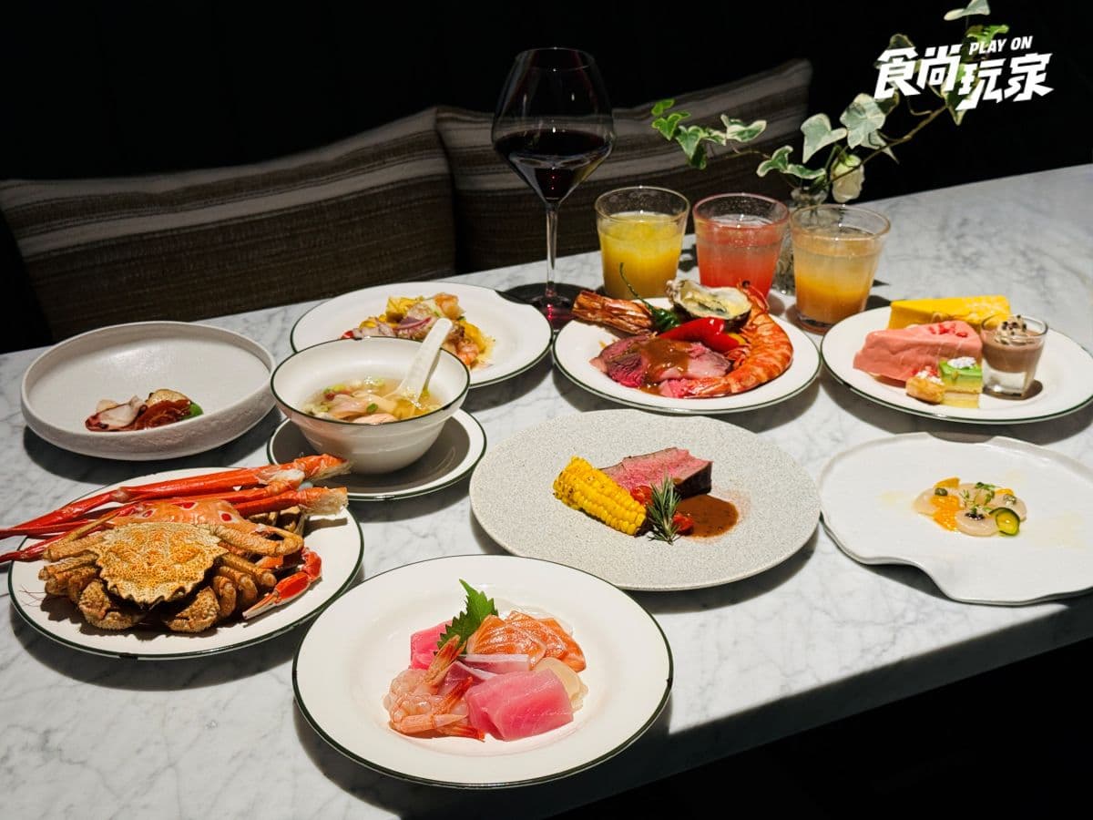 挑戰新北吃到飽天花板！板橋全新頂級Buffet開箱：精緻位上料理、桌邊甜點車