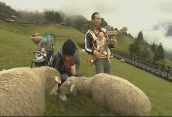 新手爸爸清境郊遊趣