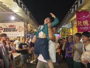 大桃園市場接力吃通海