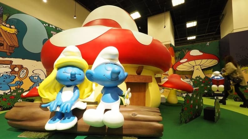 那些年,我們一起追的卡通「藍色小精靈」特展