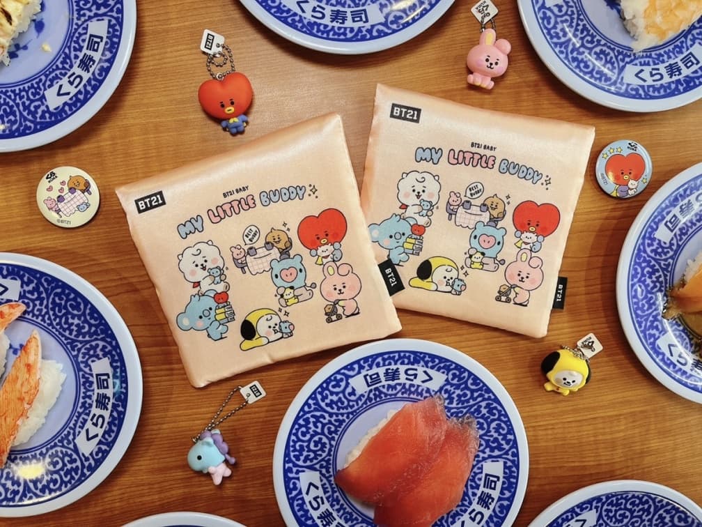 阿米們快收!藏壽司「BT21超萌收納包」免費送,限時搶吃6款鮭貝豪華料理 阿米們快收!藏壽司「BT21超萌收納包」免費送,限時搶吃6款鮭貝豪華料理