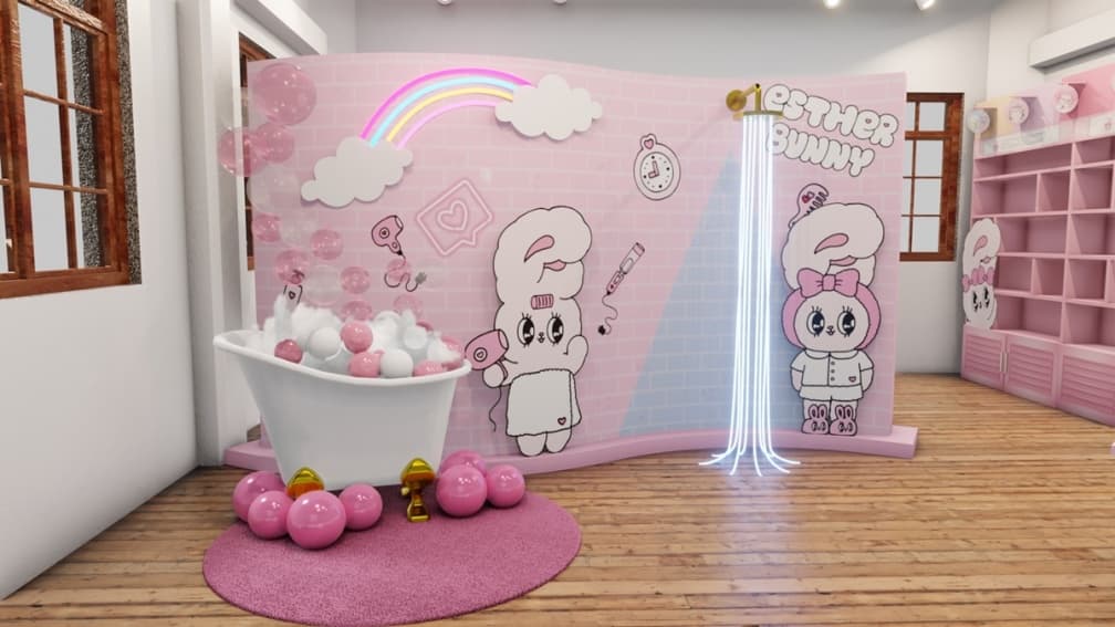 韓國最粉嫩兔兔登台!「Esther Bunny艾絲樂小兔限定店」1.8公尺巨型公仔先打卡 韓國最粉嫩兔兔登台!「Esther Bunny艾絲樂小兔限定店」1.8公尺巨型公仔先打卡