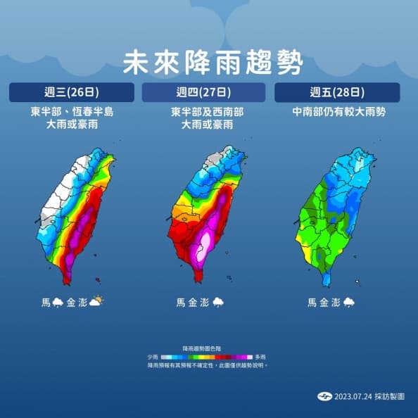 中颱杜蘇芮威力持續增強!暴風圈週三碰觸台灣,專家:這2區週四恐放颱風假 中颱杜蘇芮威力持續增強!暴風圈週三碰觸台灣,專家:這2區週四恐放颱風假