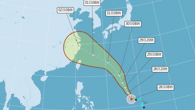 杜蘇芮遠離、卡努接力報到!恐增強為中度颱風,最接近台灣影響時間曝 杜蘇芮遠離、卡努接力報到!恐增強為中度颱風,最接近台灣影響時間曝