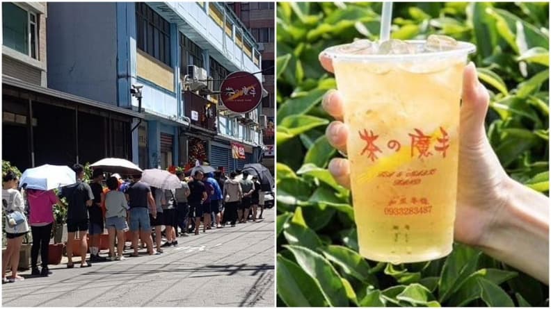 大排長龍就為它!「茶の魔手」中壢開幕優惠,來店買3送1、外送買5送1