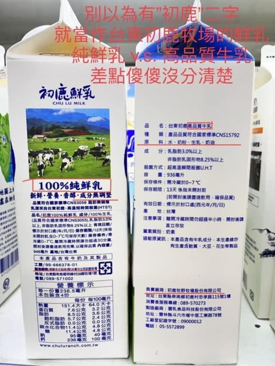 標示「乳含量100%」卻不是純鮮乳!成分竟含水、奶油,內行人教1招辨別 標示「乳含量100%」卻不是純鮮乳!成分竟含水、奶油,內行人教1招辨別