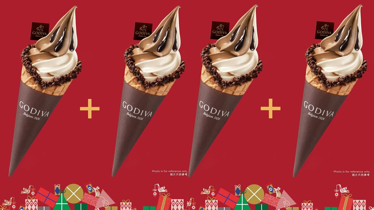 跨年迎新最佛心!GODIVA霜淇淋,買一送一!