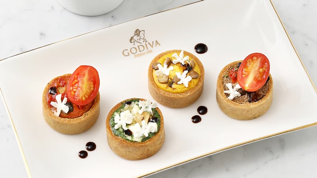 GODIVA首賣鹹食!全新下午茶套餐,一次滿足兩個胃 GODIVA首賣鹹食!全新下午茶套餐,一次滿足兩個胃