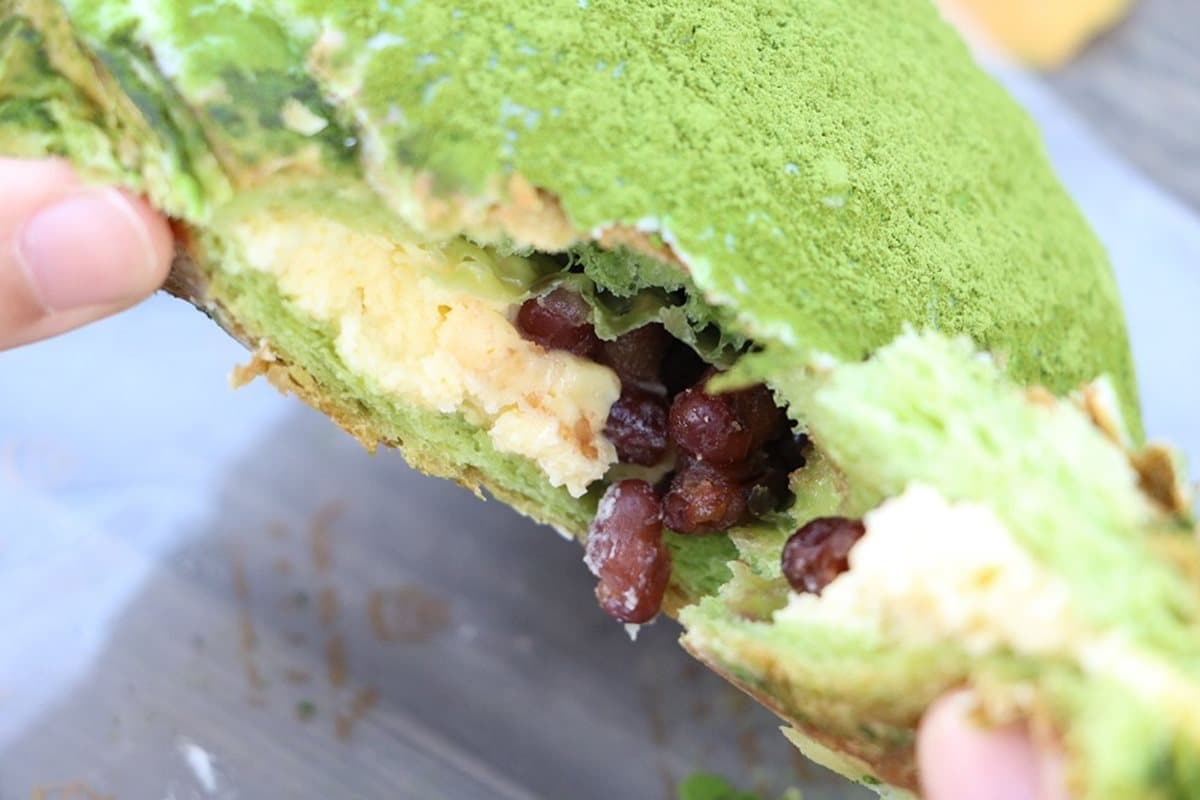 吃得「綠油油」 抹茶髒髒包髒得更美感 吃得「綠油油」 抹茶髒髒包髒得更美感