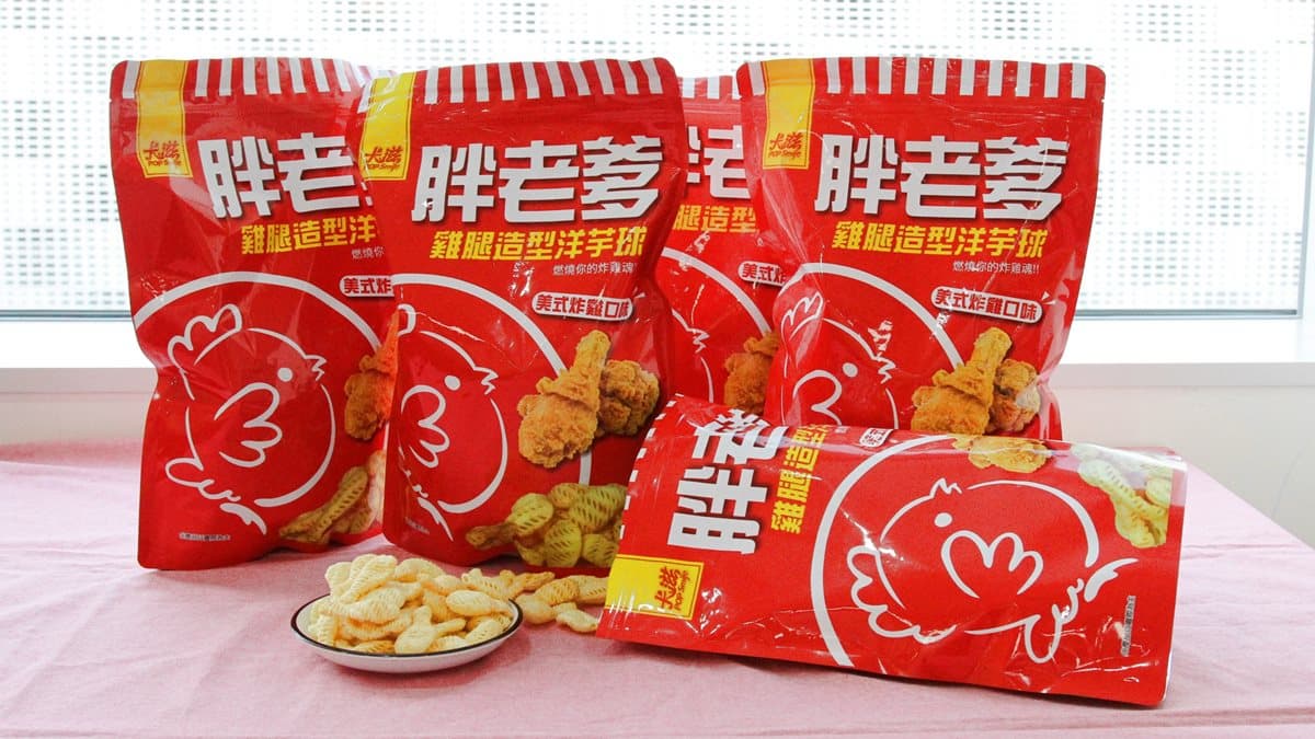 不衝不行!胖老爹炸雞變成餅乾了,上市一周狂銷七千包,只在這家買得到!