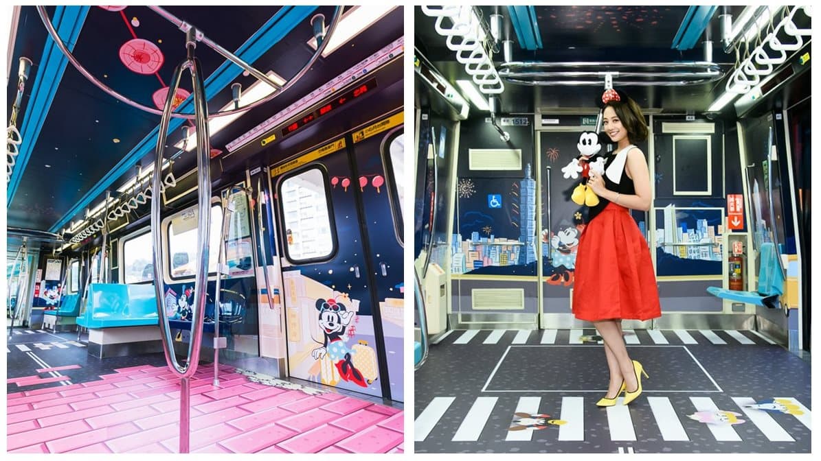 美翻了啦!全台第一輛「米奇彩繪列車」在這條捷運啟航!7大背景必拍啊 美翻了啦!全台第一輛「米奇彩繪列車」在這條捷運啟航!7大背景必拍啊