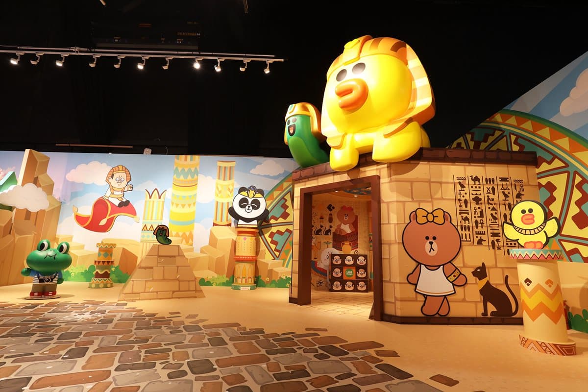 「LINE世界巡迴展」12月開展,必拍「純白系熊大公仔、莎莉埃及獅身像」 「LINE世界巡迴展」12月開展,必拍「純白系熊大公仔、莎莉埃及獅身像」