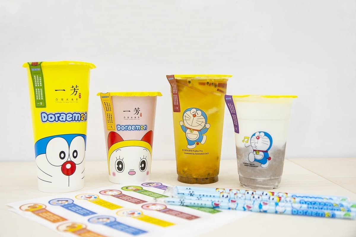 一芳找「哆啦A夢」出新杯杯,「吸管公仔」「折疊傘」加價購 一芳找「哆啦A夢」出新杯杯,「吸管公仔」「折疊傘」加價購