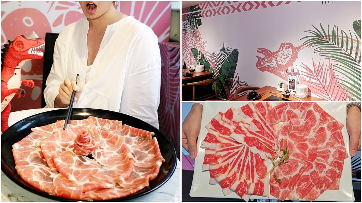 肉多多二代店「粉紅恐龍風」!集4人用餐就送超大「玫瑰肉盤」 肉多多二代店「粉紅恐龍風」!集4人用餐就送超大「玫瑰肉盤」