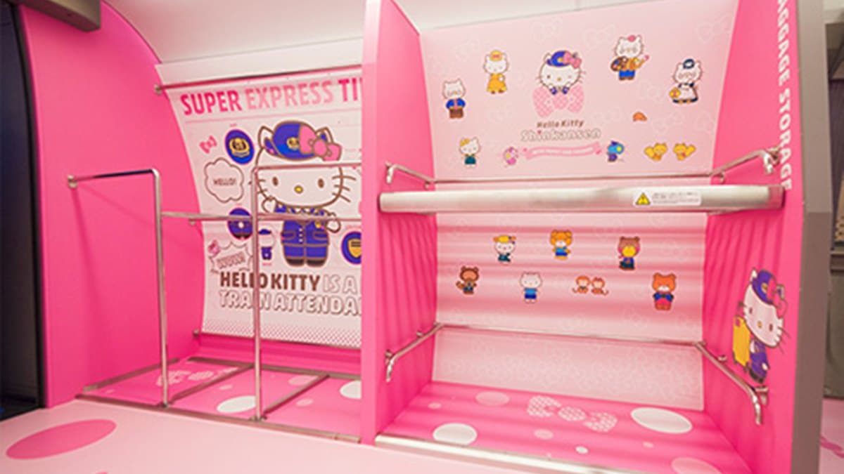 給你滿滿的Hello Kitty!日本粉紅夢幻列車超吸睛 給你滿滿的Hello Kitty!日本粉紅夢幻列車超吸睛