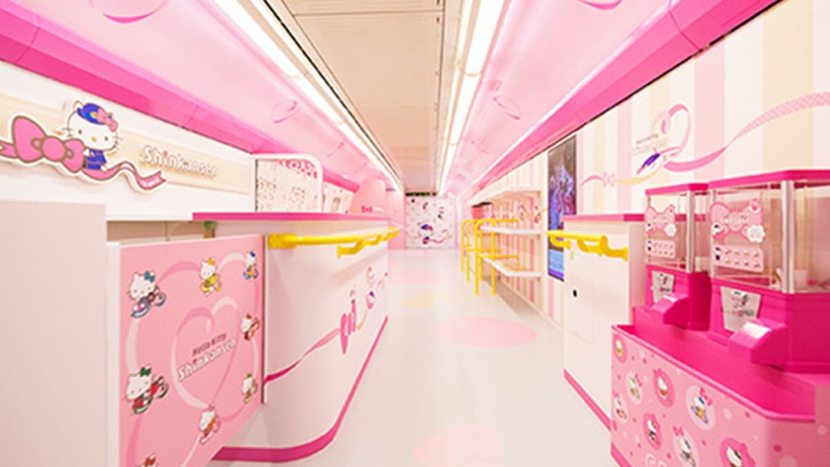 給你滿滿的Hello Kitty!日本粉紅夢幻列車超吸睛 給你滿滿的Hello Kitty!日本粉紅夢幻列車超吸睛