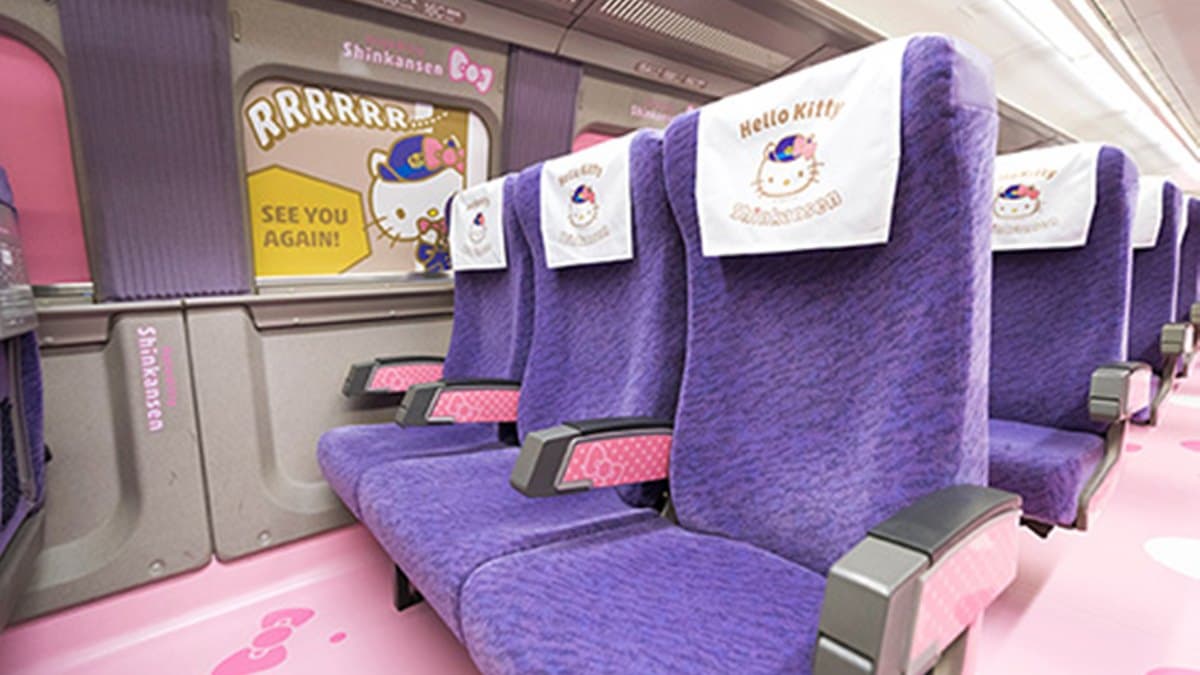 給你滿滿的Hello Kitty!日本粉紅夢幻列車超吸睛 給你滿滿的Hello Kitty!日本粉紅夢幻列車超吸睛