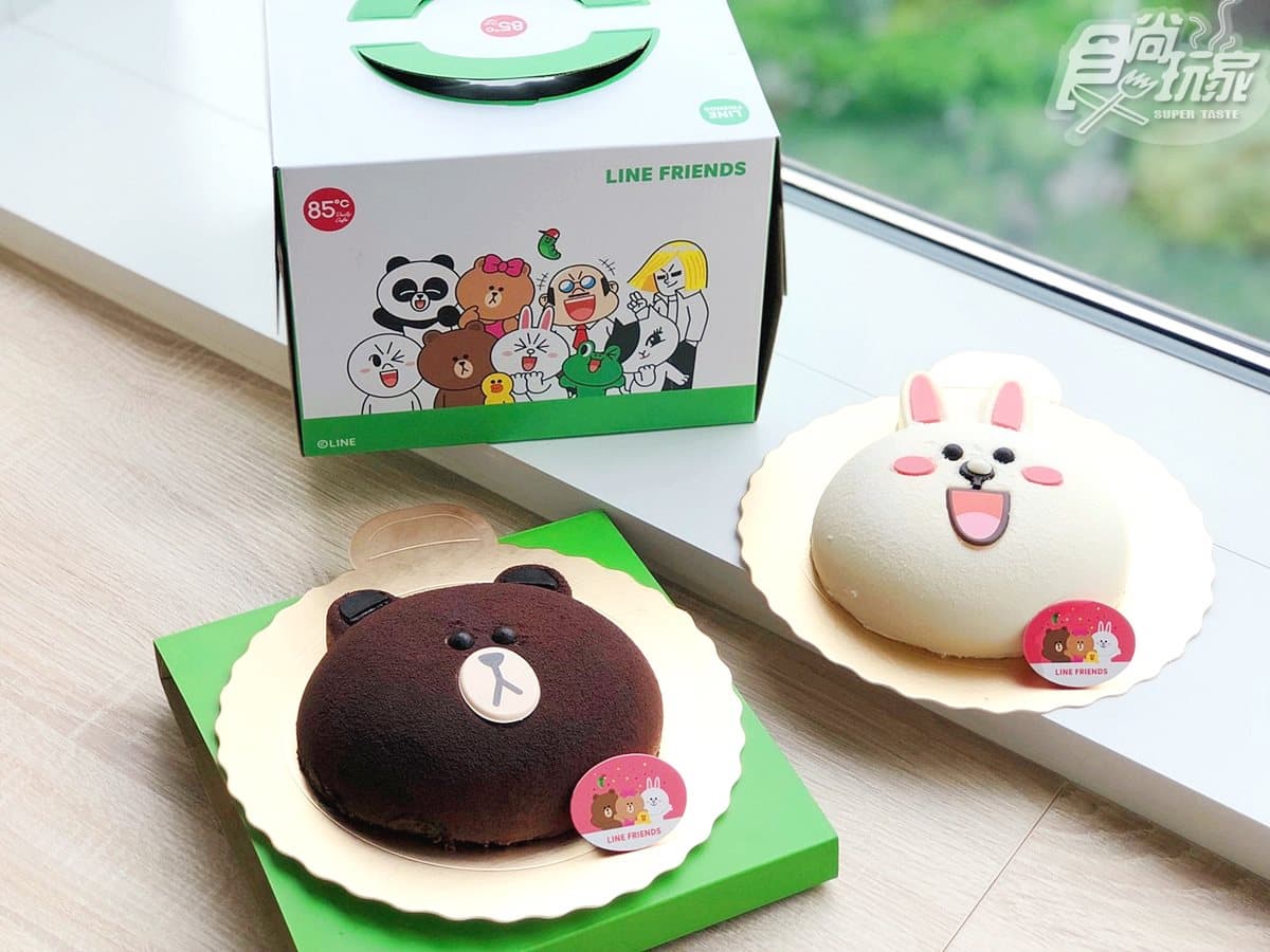 不能吃兔兔!LINE全新聯名「熊大、兔兔蛋糕」,莎莉內餡竟然是「芋頭」 不能吃兔兔!LINE全新聯名「熊大、兔兔蛋糕」,莎莉內餡竟然是「芋頭」