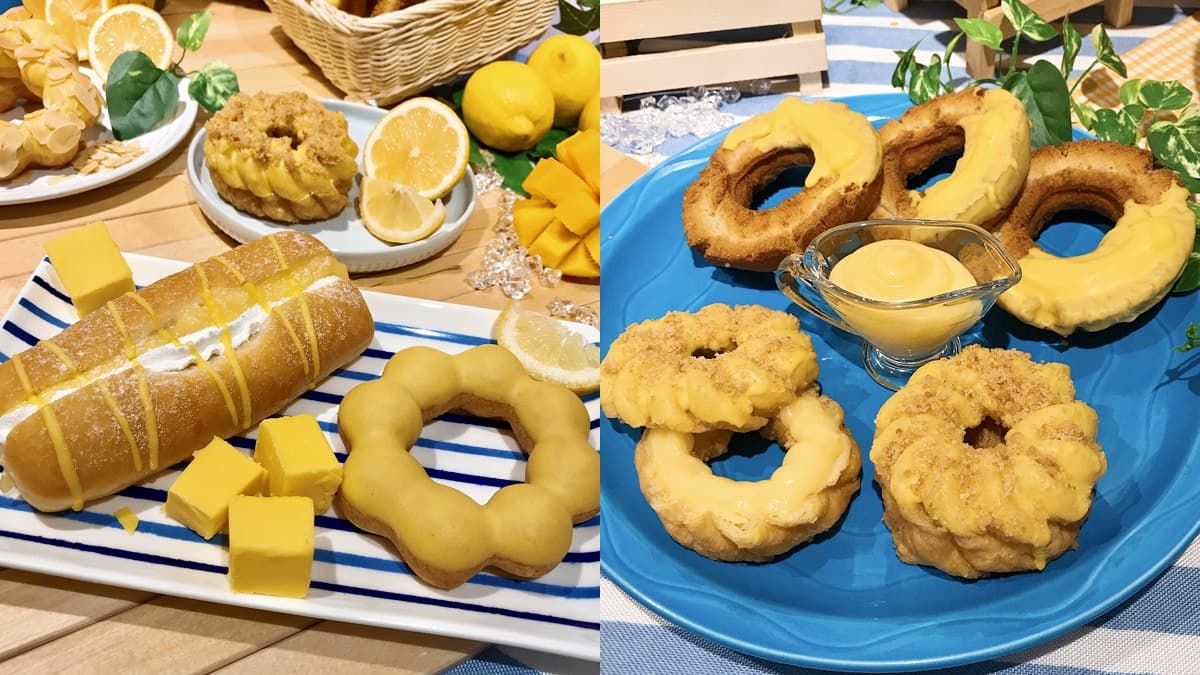 Mister Donut推5款「地中海檸檬」甜圈,加碼愛文芒果飲第2杯半價 Mister Donut推5款「地中海檸檬」甜圈,加碼愛文芒果飲第2杯半價