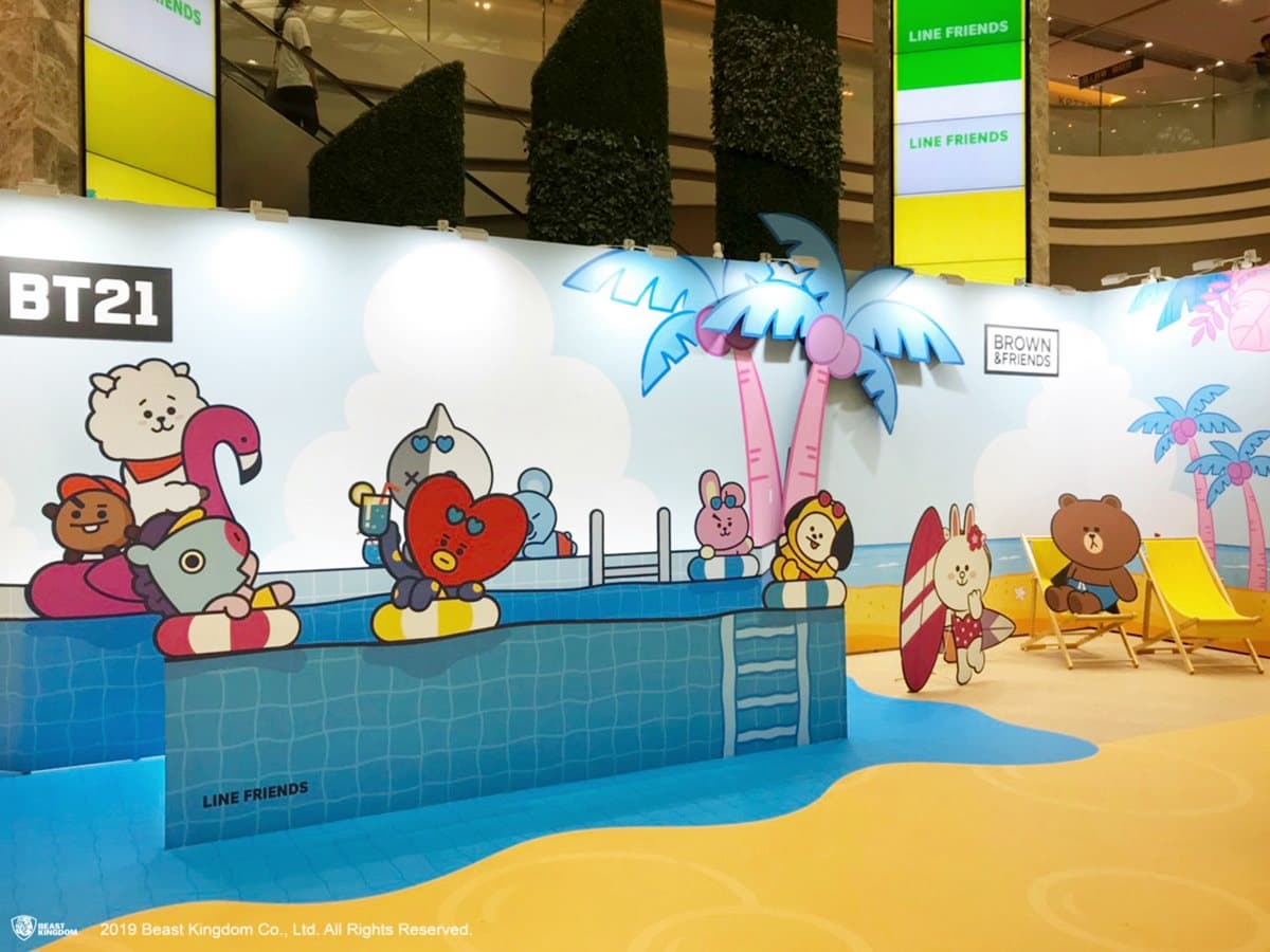 找熊大合照!「LINE FRIENDS + BT21夏日店」快閃台北台南,胖版熊大超可愛 找熊大合照!「LINE FRIENDS + BT21夏日店」快閃台北台南,胖版熊大超可愛