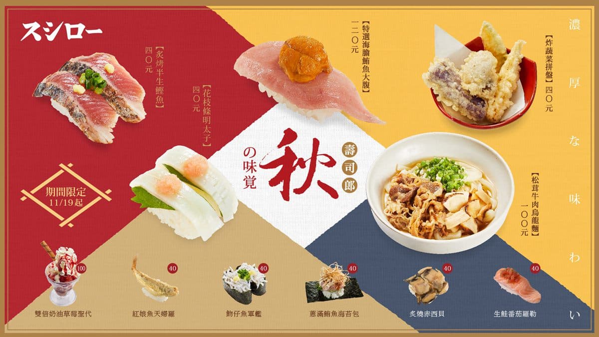 壽司郎台北新開店地址公布,離光華商場6分鐘!12/4高雄2號店開幕 壽司郎台北新開店地址公布,離光華商場6分鐘!12/4高雄2號店開幕