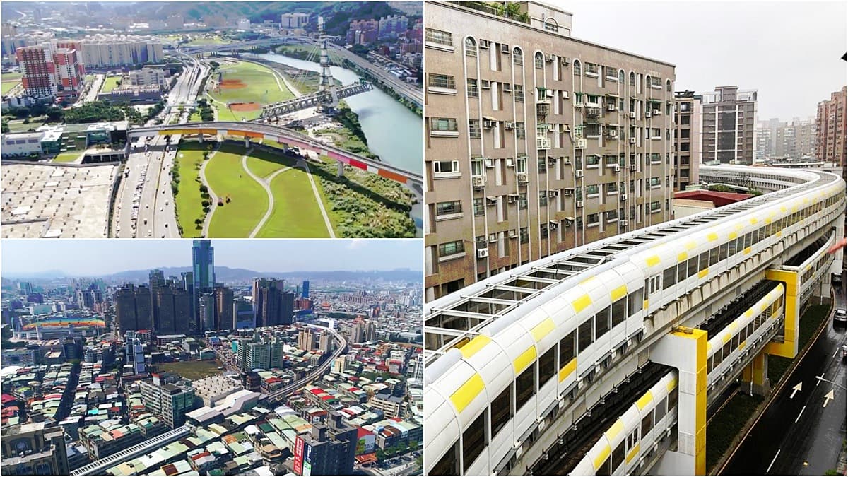 全台第一條彩色捷運!環狀線14站空拍曝光,意外拍到新北市「這個死角」