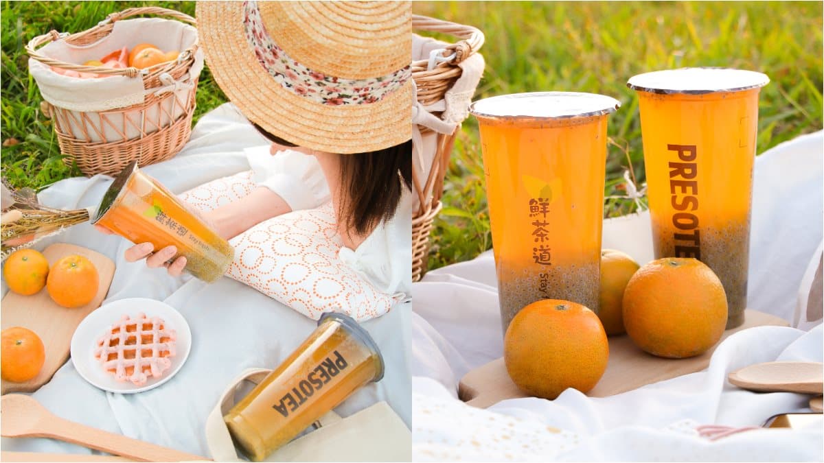 台味化身時尚茶飲!鮮茶道季節限定「橘香烏龍」太搶手,小農直送「桶柑手搖飲料」大爆紅