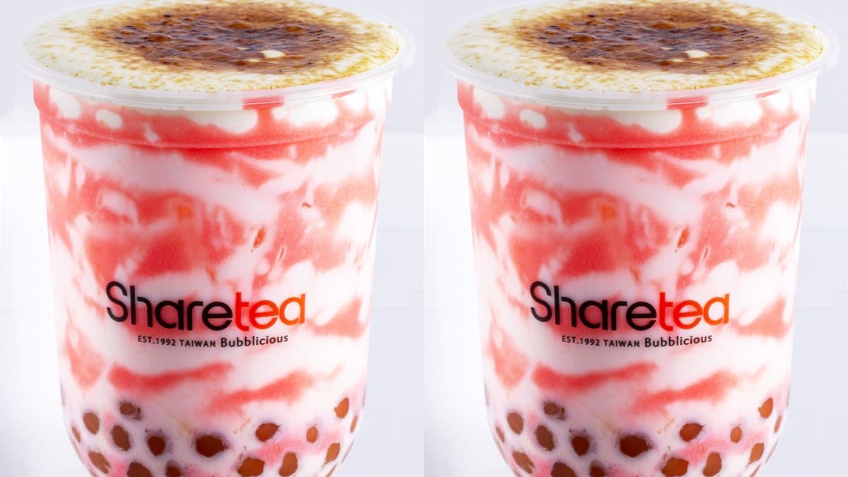 粉紅漸層超美!Sharetea 3款「莓好春漾」新品:草莓椰椰雪酪、草莓厚鮮奶 粉紅漸層超美!Sharetea 3款「莓好春漾」新品:草莓椰椰雪酪、草莓厚鮮奶