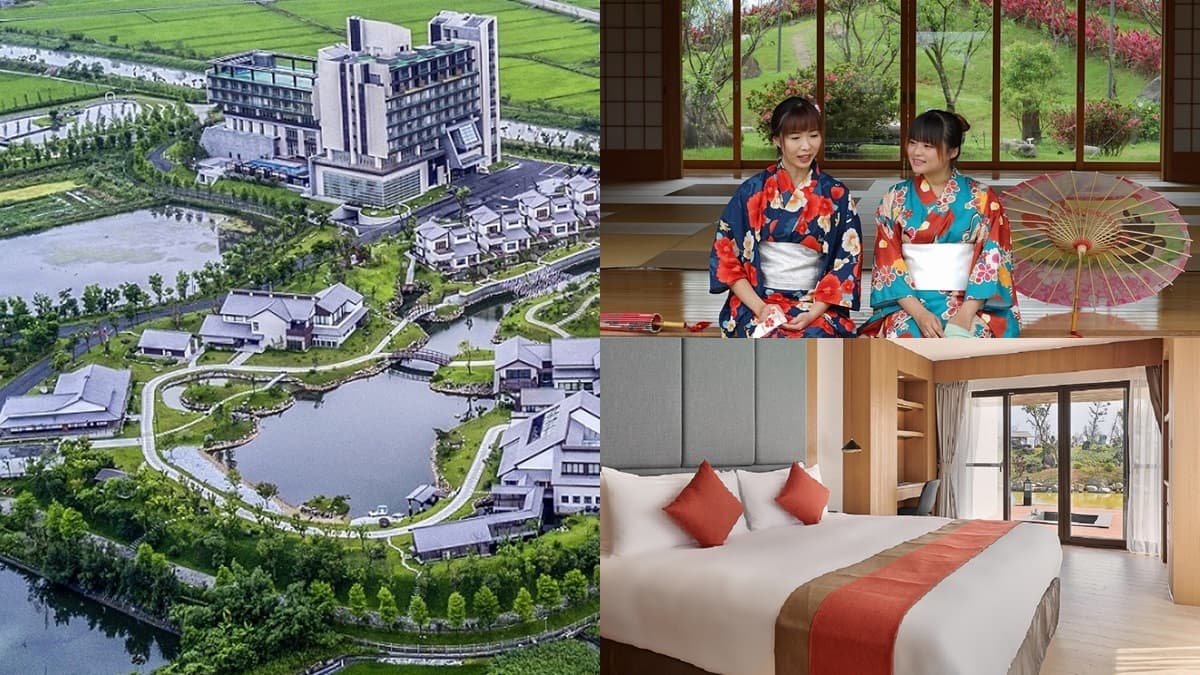 全台唯一「日式園區」飯店!不到2000元入住,還有日式浴衣、抹茶網美體驗