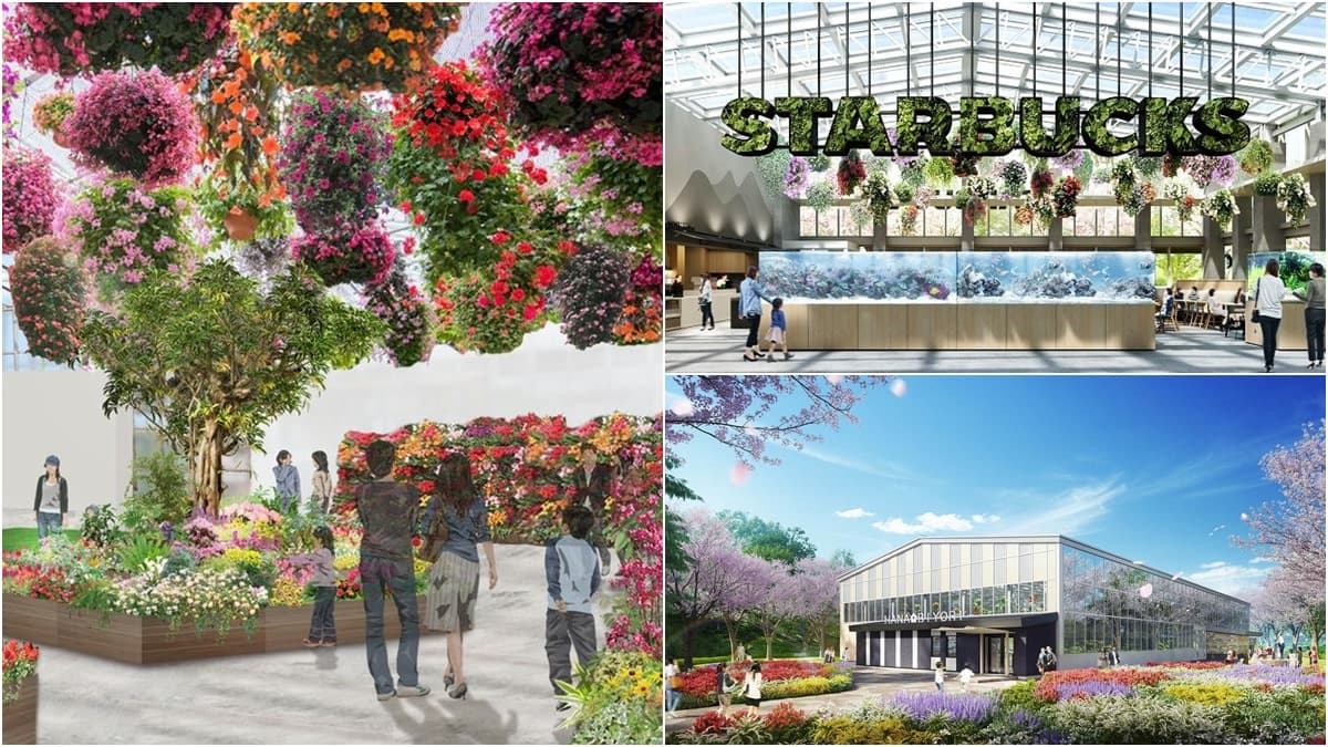 「最美星巴克」地點超特別!進駐「溫室花園」2萬朵花陪喝咖啡,還可看水獺賣萌