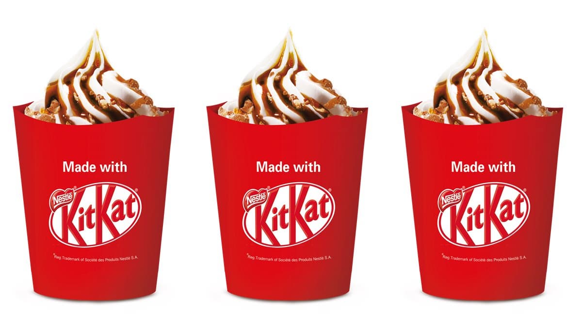 今天就開吃!漢堡王聯名出「KitKat巧克力聖代」,限時4個月嘗鮮 今天就開吃!漢堡王聯名出「KitKat巧克力聖代」,限時4個月嘗鮮