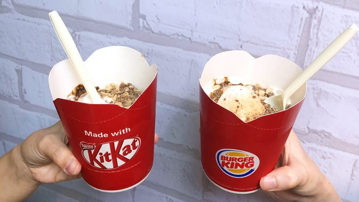 今天就開吃!漢堡王聯名出「KitKat巧克力聖代」,限時4個月嘗鮮 今天就開吃!漢堡王聯名出「KitKat巧克力聖代」,限時4個月嘗鮮