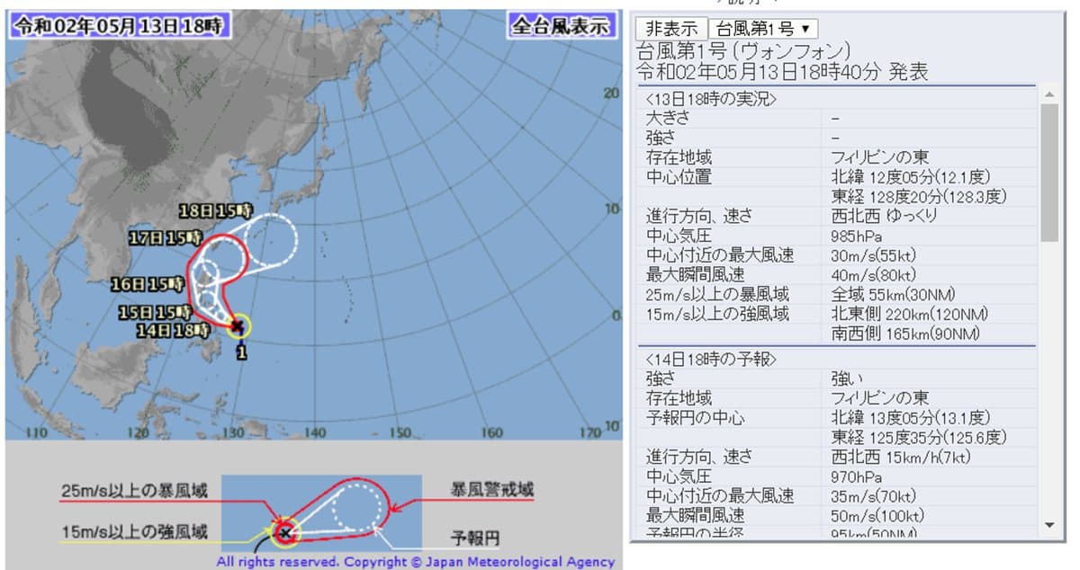 週末出遊注意颱風動向!2020第一個颱風「黃蜂」,日本預測大轉彎衝台灣? 週末出遊注意颱風動向!2020第一個颱風「黃蜂」,日本預測大轉彎衝台灣?