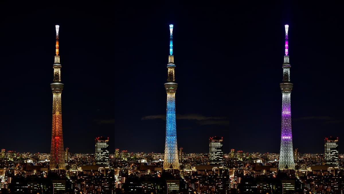 東京夜空超暖心!3種晴空塔燈光秀「抗疫祈福」!不飛日本看這篇