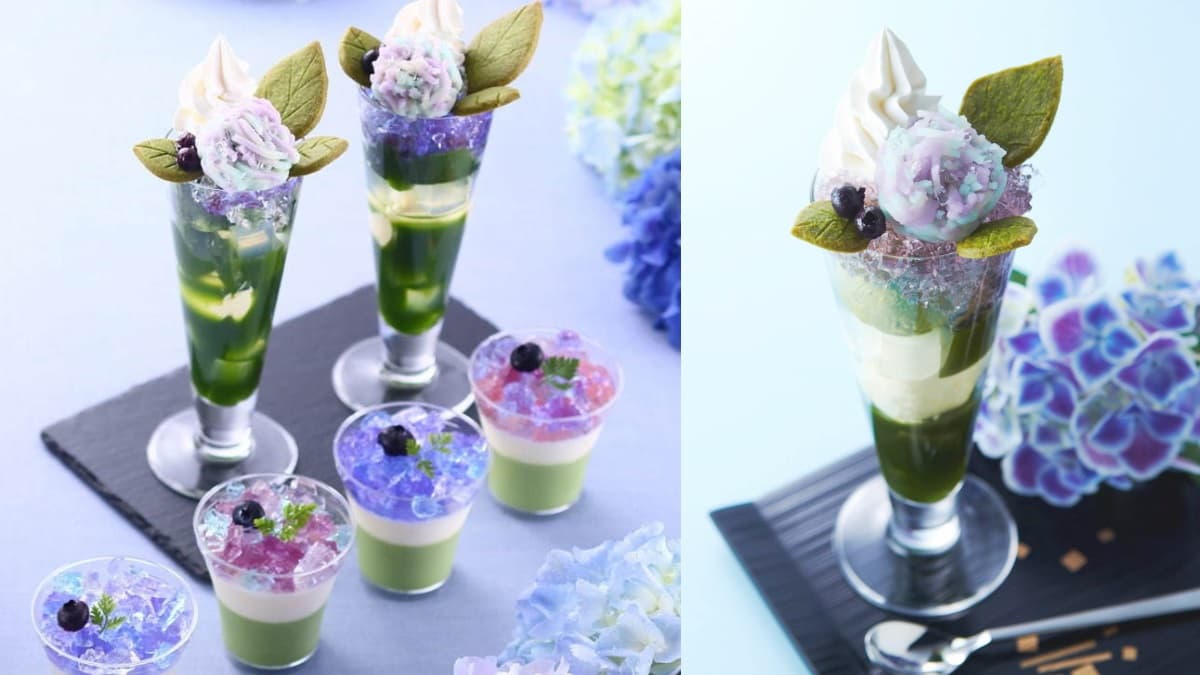 美哭不誇張!京都抹茶名店「紫陽花聖代」今年度季節限定回歸