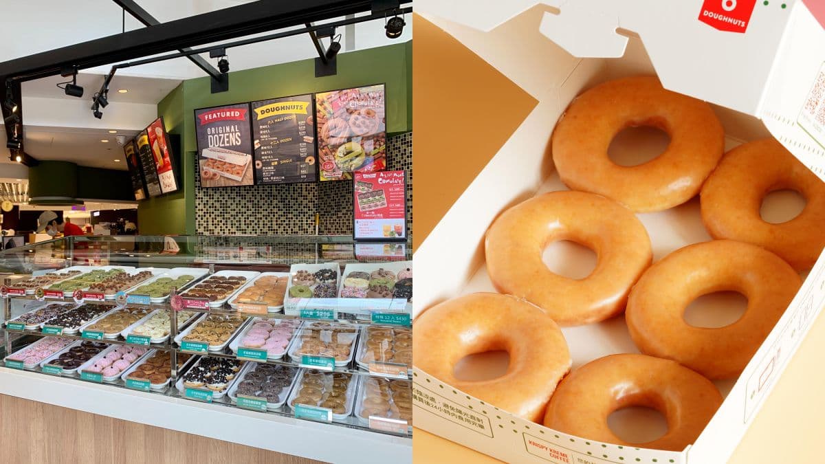 台中螞蟻們出動!美式甜甜圈Krispy Kreme快閃這,首日推「盒販買一送一」優惠