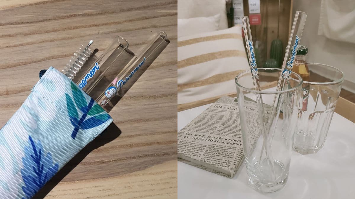 立馬融化!超商獨家開賣「哆啦A夢花朵玻璃吸管」,粗細吸管、吸管刷可愛又環保 立馬融化!超商獨家開賣「哆啦A夢花朵玻璃吸管」,粗細吸管、吸管刷可愛又環保