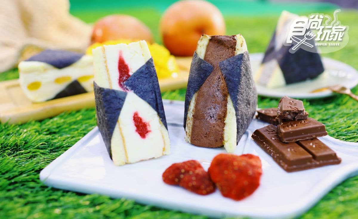 御飯糰變甜點!全台唯一「御冰糰冰淇淋蛋糕」,先吃芒果、抹茶口味 御飯糰變甜點!全台唯一「御冰糰冰淇淋蛋糕」,先吃芒果、抹茶口味