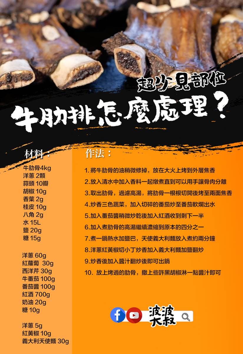 【食尚首播】1肉2吃好方便!波波大叔教你用少見「牛肋骨」做香氣逼人炒麵 【食尚首播】1肉2吃好方便!波波大叔教你用少見「牛肋骨」做香氣逼人炒麵