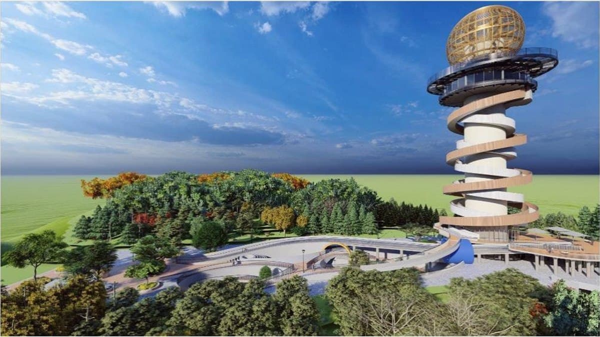 南投「天空之星」來了!雙螺旋梯景觀塔曝光,還可360度賞中彰投美景