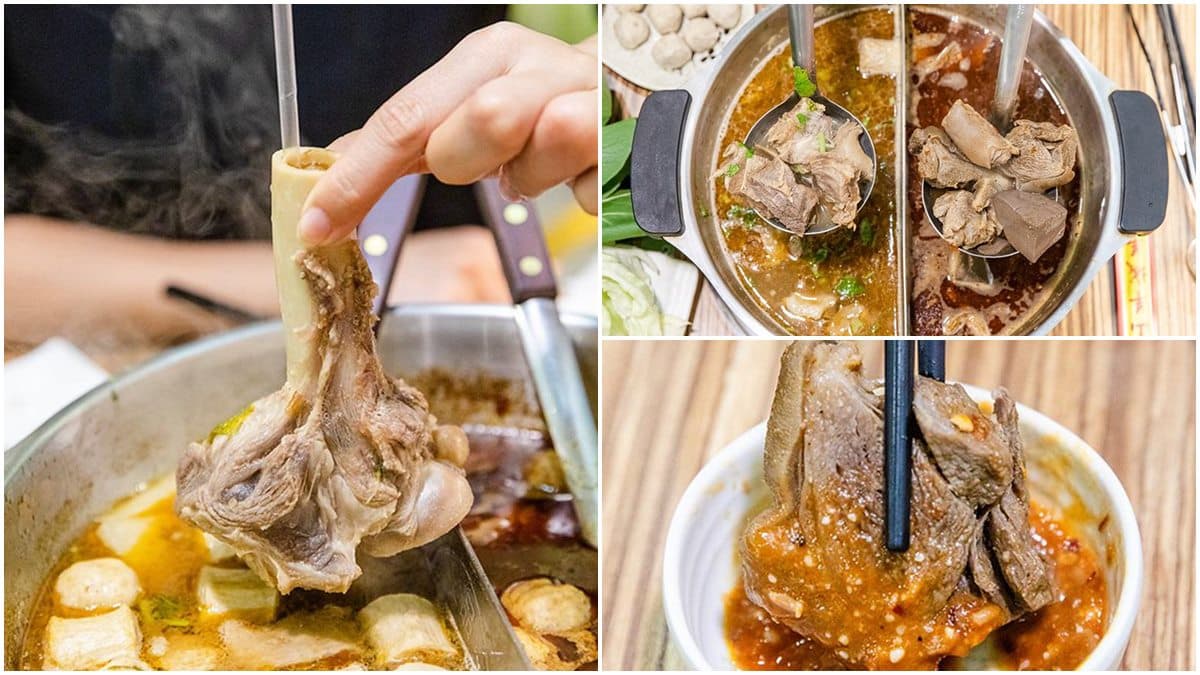 小孩子才做選擇!三重老店羊肉爐也有麻辣鴛鴦鍋,必點爆量羊骨髓吸得超過癮