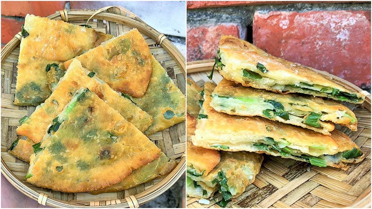 高雄人下午茶愛這味!現做「金牌蔥油餅」滿滿蔥花餡,外酥內香超唰嘴